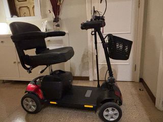 Scooter Eléctrico Ibiza Negro/Rojo