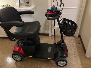 Scooter Eléctrico Ibiza Negro/Rojo