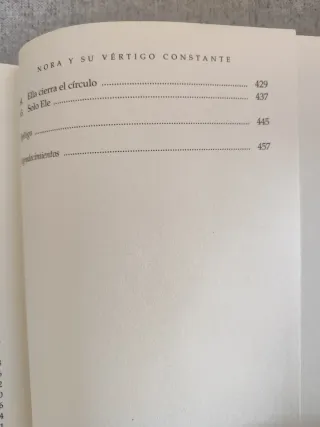 Nora y su vértigo constante (ESPASA NARRATIVA) ...