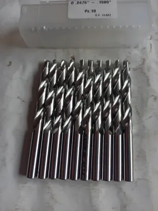 Lote 10 Brocas Ø.2475 - .1590