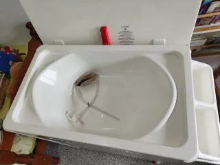 Mueble bañera cambiador