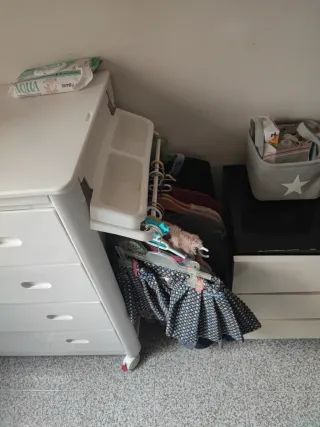 Mueble bañera cambiador