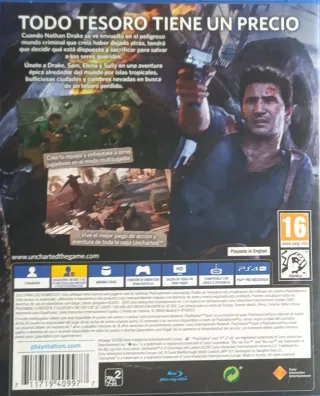 Uncharted 4: El Desenlace del Ladrón PS4