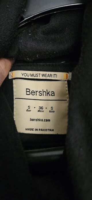 Sudadera Negra Hombre