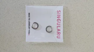 Pendientes Aro Multicolor Plata Singularu