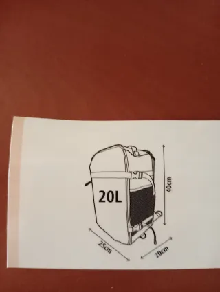 Mochila SPILBERGEN cabina avión gris