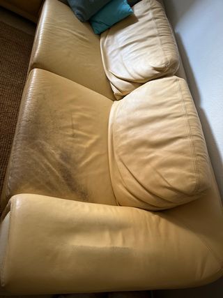 Divano chaise longue in pelle