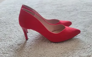 Zapatos tacón Krack rojos talla 36