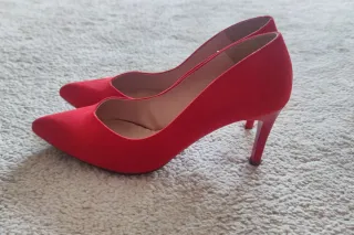 Zapatos tacón Krack rojos talla 36