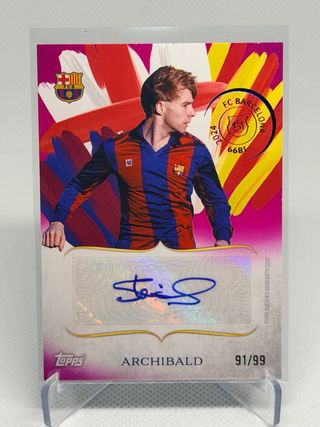 Archibald /99 Auto FC Barcelona 125 Aniversario