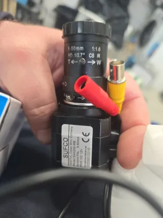 Cámara CCTV Mini Color SUFCO 1200TVL