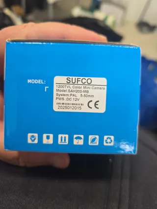 Cámara CCTV Mini Color SUFCO 1200TVL