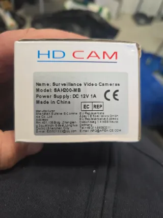 Cámara CCTV Mini Color SUFCO 1200TVL