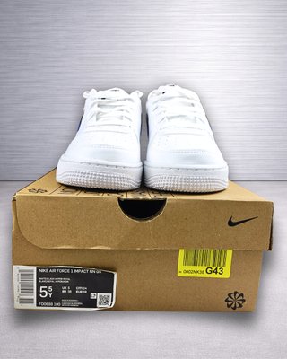 Nike Air Force 1 Impact Double Swoosh Blanco T.38