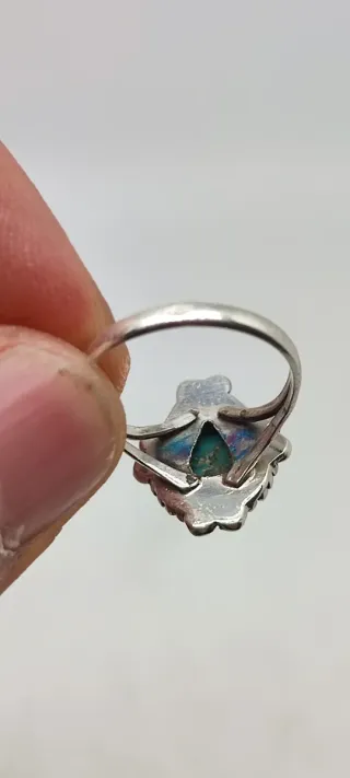 Anillo de Plata y Turquesa.