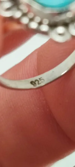 Anillo de Plata y Turquesa.