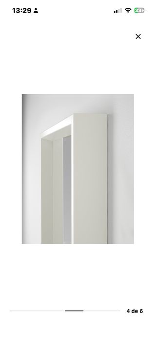 Espejo IKEA NISSEDAL blanco 40x150 cm