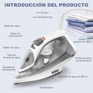 SIN ABRIR Plancha Vapor de 2300 W 300ml