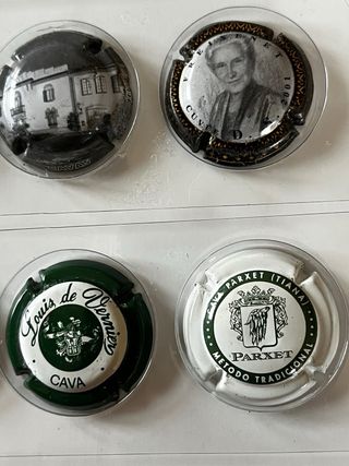 Lote de 12 chapas de Cava