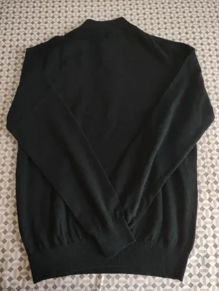 Jersey Verde con Cremallera