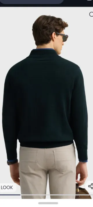 Jersey Verde con Cremallera