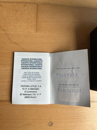 Reloj Festina Automático F20478 Azul