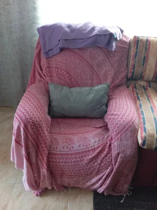 Sillón gris polipiel