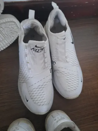 Lote Zapatillas Nike y Adidas Blancas