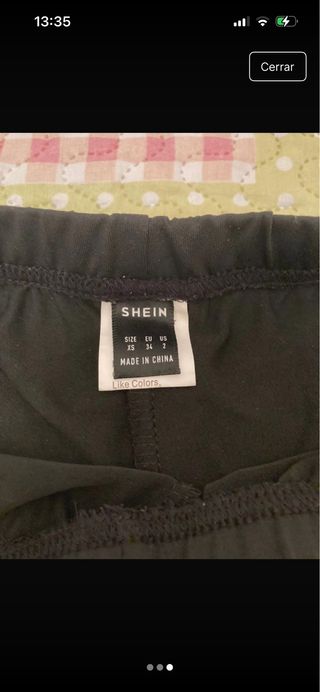 Lote de 6 short/falda