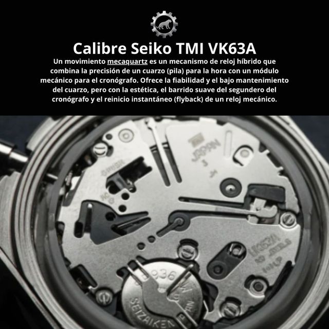 Reloj SEIKO CUSTOM DAYTONA - Ghost