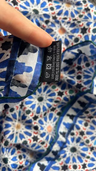 Pañuelo seda Alhambra Granada