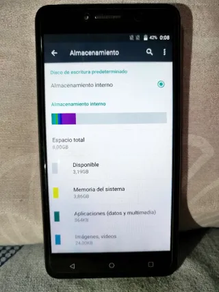 Alcatel Pixi4 6 3G Android Negro