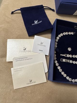 Conjunto Swarovski Angelic Collar Pulsera Pendient