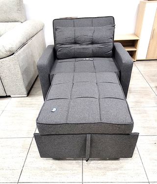 Sofá cama 1 plaza compacto –Perfecto pisos pequeño