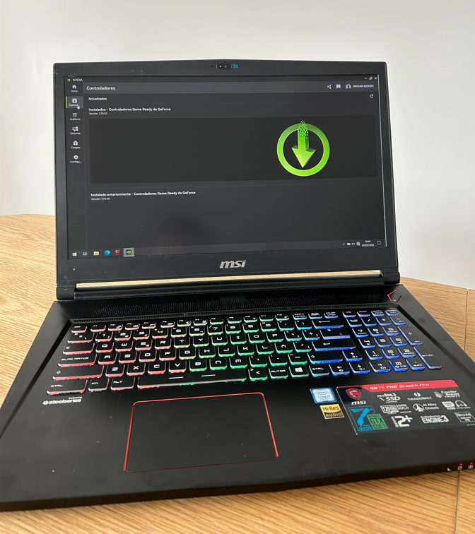 PC Portatil MSI GS73 7RE Stealth Pro i7 1050Ti afbeelding 2