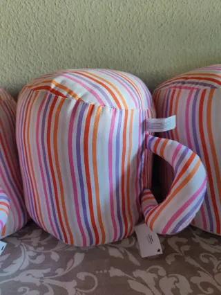 4 Cojines Taza Rayas