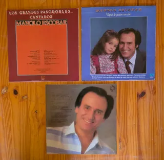 Lote 7 Vinilos LP Manolo Escobar