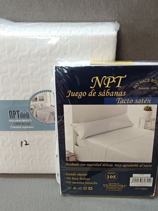 Juego Sábanas 105 + Colcha Bouti 105