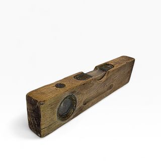 Nível de Carpinteiro Antigo Madeira Maciça