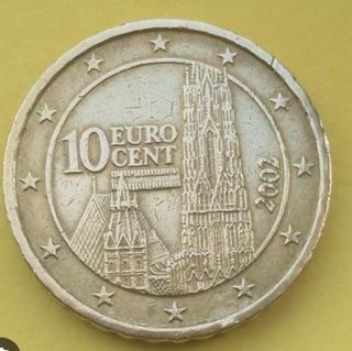Moneda 10 Céntimos Austria 2002