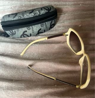 Gafas de Sol Chanel beige y Marrón