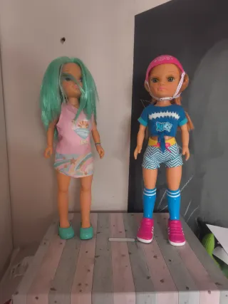 Muñeca Nancy con Hoverboard y muñeca Nancy