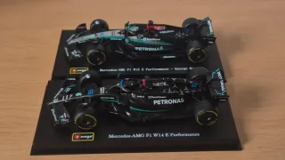 Lote 2 coches F1 Mercedes-AMG george russell