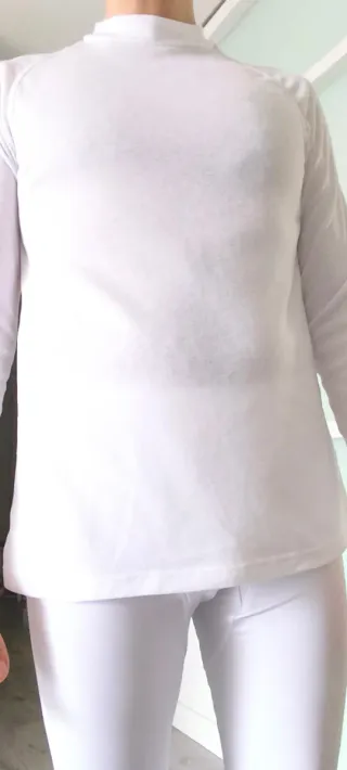 Camiseta Térmica Interior Blanca Manga Larga