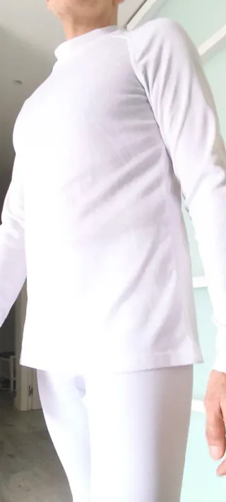 Camiseta Térmica Interior Blanca Manga Larga