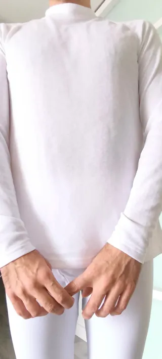 Camiseta Térmica Interior Blanca Manga Larga