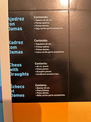 Juego Ajedrez y Damas Fournier