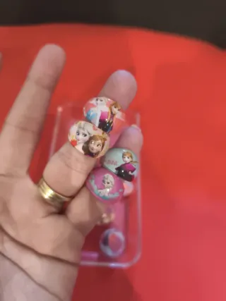 Anillos Plástico Frozen