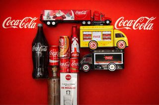 Lote Coca-Cola: Camioncini, Bottiglie e Lata