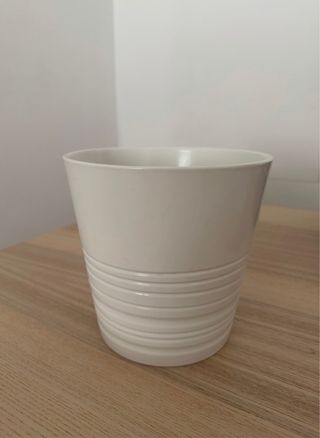 Maceta Ikea Blanca 15 cm